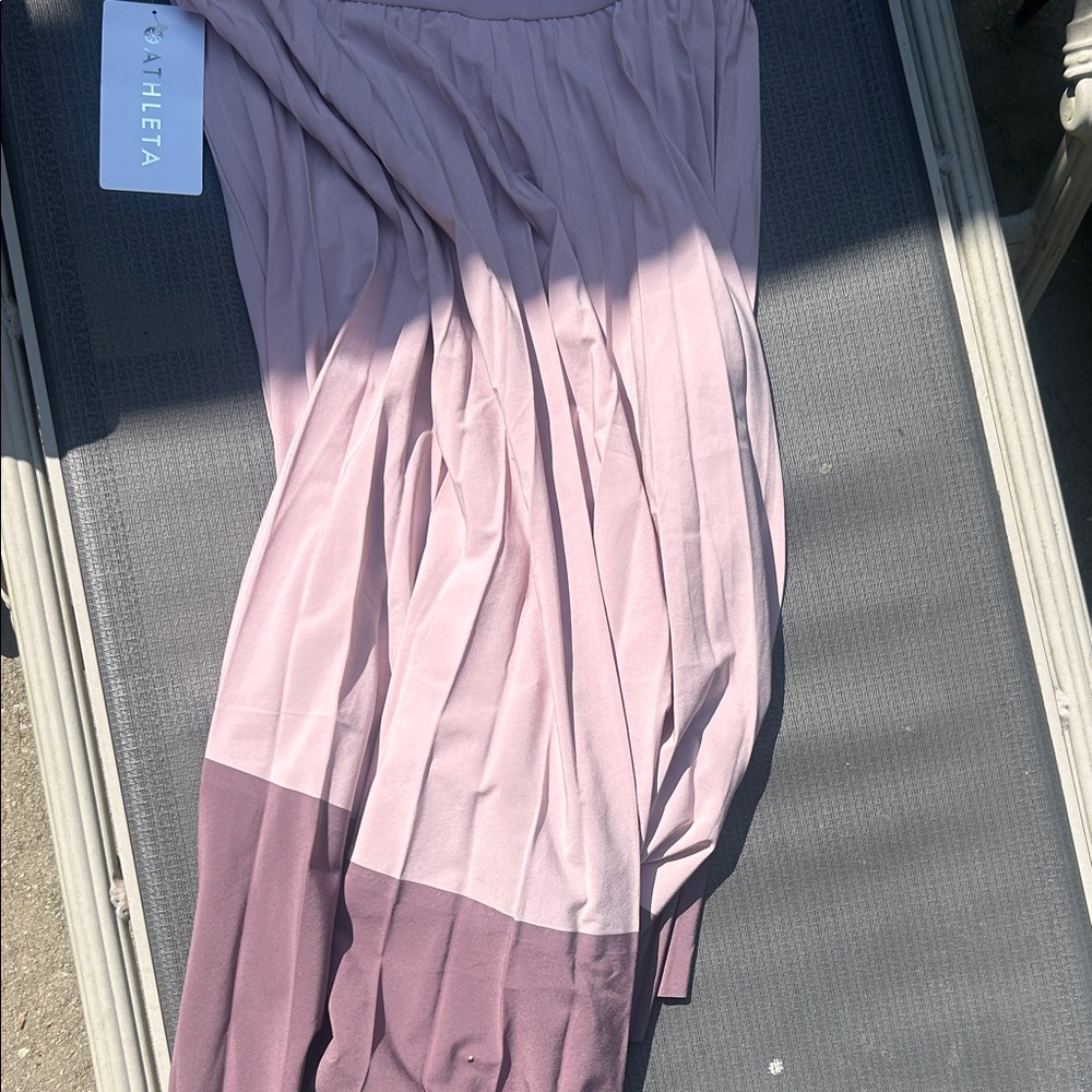 Athleta Two-Tone Pink Maxi Skirt